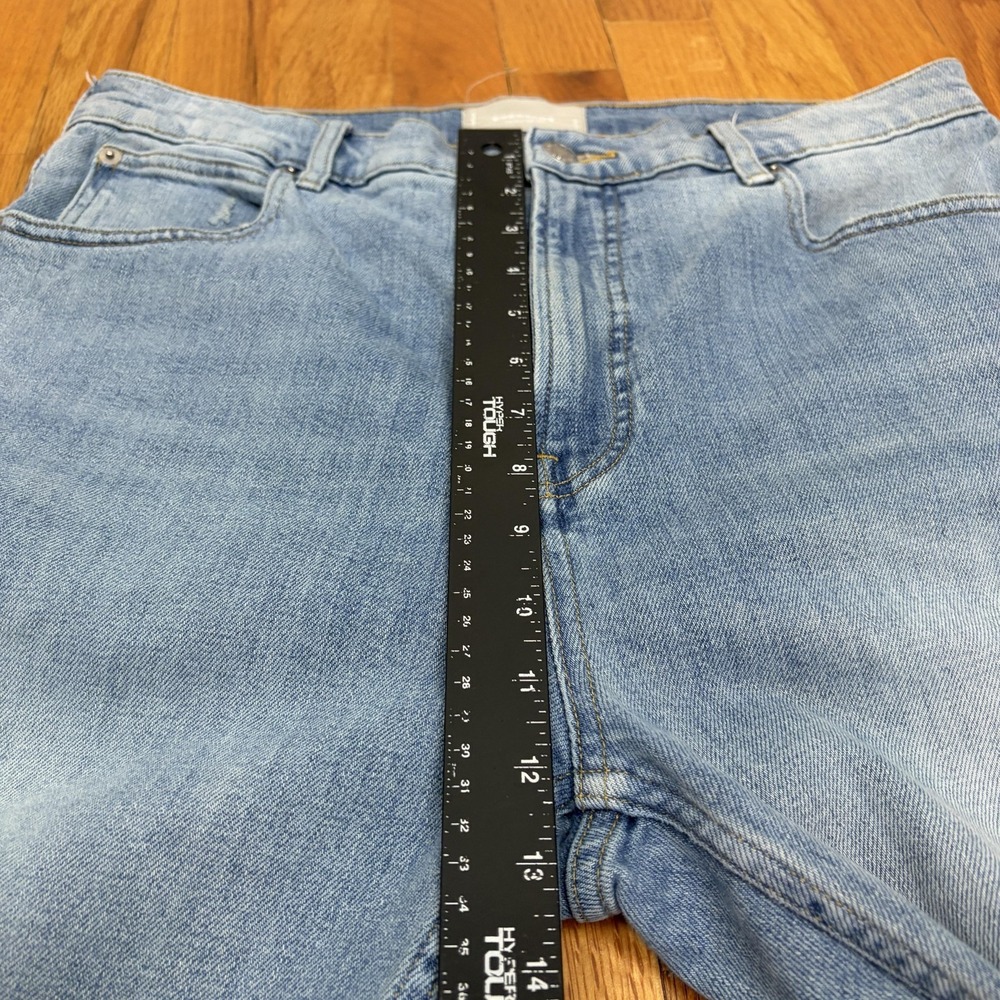 Everlane Jeans Womens 31 Light Blue Wash Way High Slim‎ Crop High Rise Denim - Picture 8 of 10